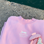 The Walk Oversized Mock Neck Sweatshirt
