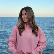 The Walk Oversized Mock Neck Sweatshirt